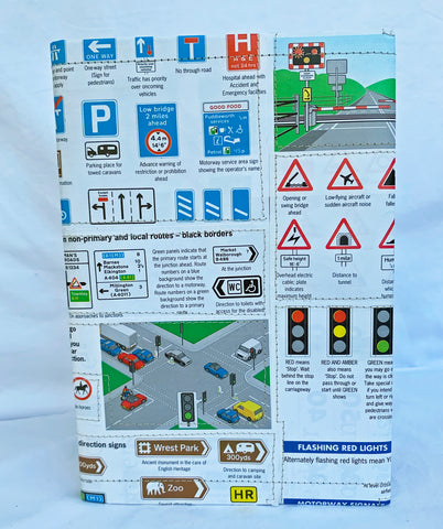 British road signs loose cover journal