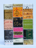 Bubbles and fizz labels small notebook
