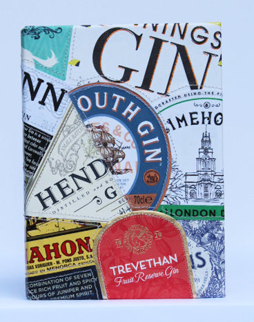 Gin label small notebook