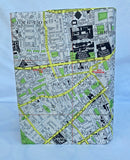 Old Map of London loose cover journal